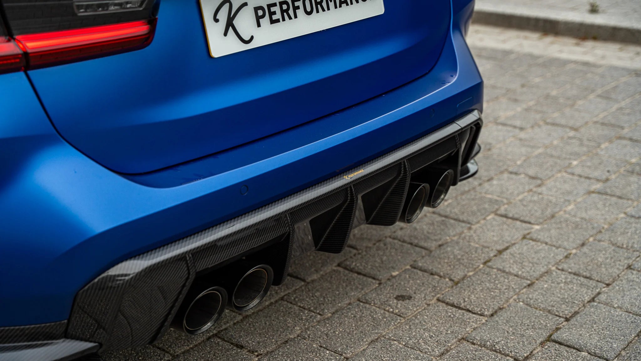 KP BMW M3/M4 Pre Preg Carbon Fibre OEM Style Diffuser Outline Trim (G80/G81/G82/G83)