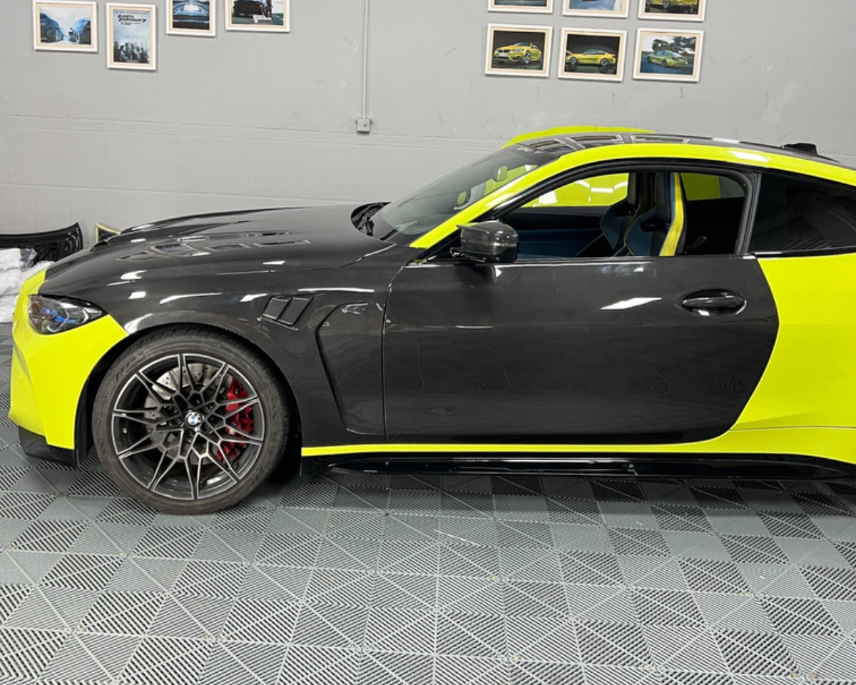 KP BMW M4 G82/83/G22/G23 PRE PREG DRY CARBON FIBRE DOORS