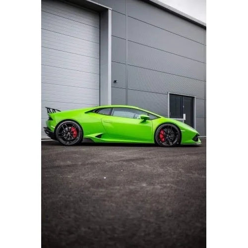 KP Lamborghini Huracan Pre Preg Carbon Fibre V Style Side Skirt Full Replacement