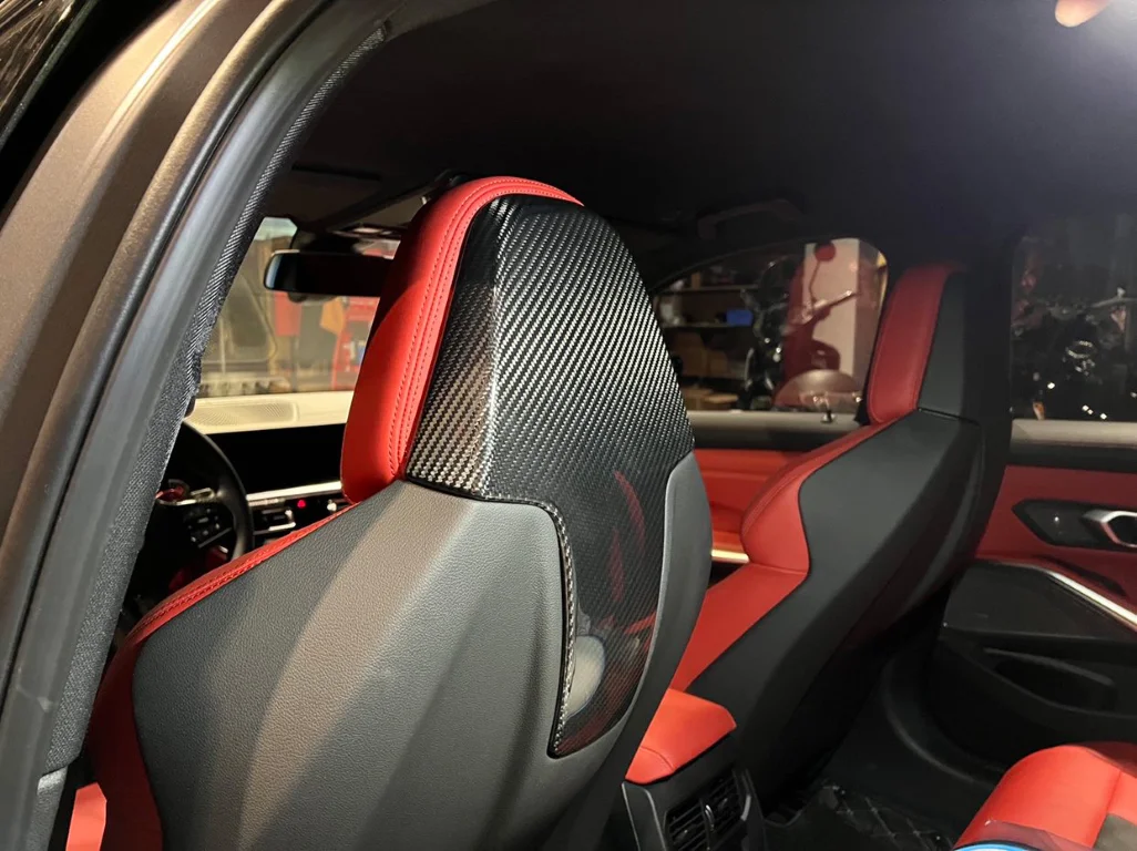 KP BMW M2 G87 Pre Preg Carbon Fibre Backseat Top Covers