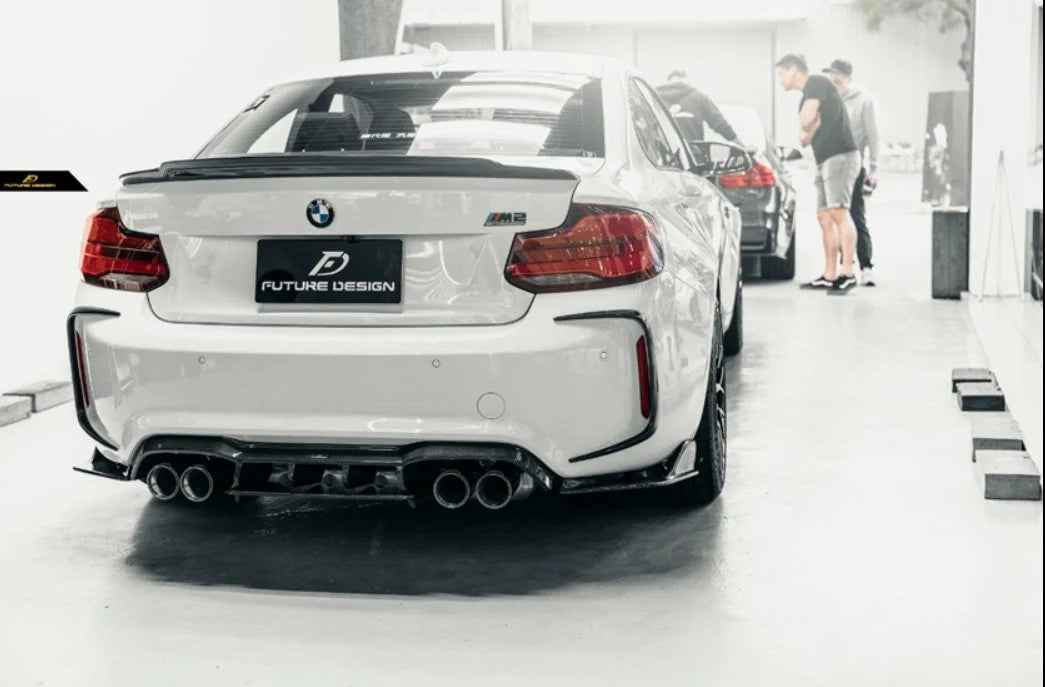 BMW M2 & M2C KP Rear Bumper Canards (F87)