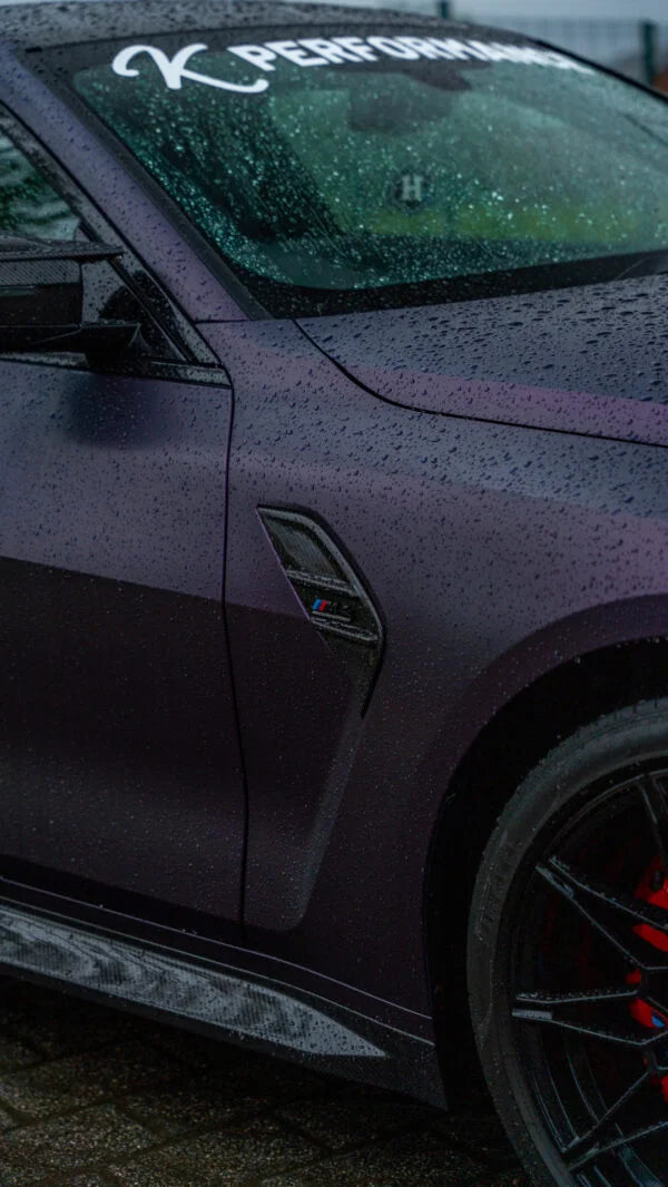 KP BMW M4 Pre Preg Carbon Fibre Performance Full Side Fender Badge (G82/G83)