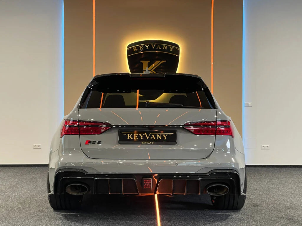 KEYVANY Audi RS6 Rear Diffuser F1 LED Light (C8)