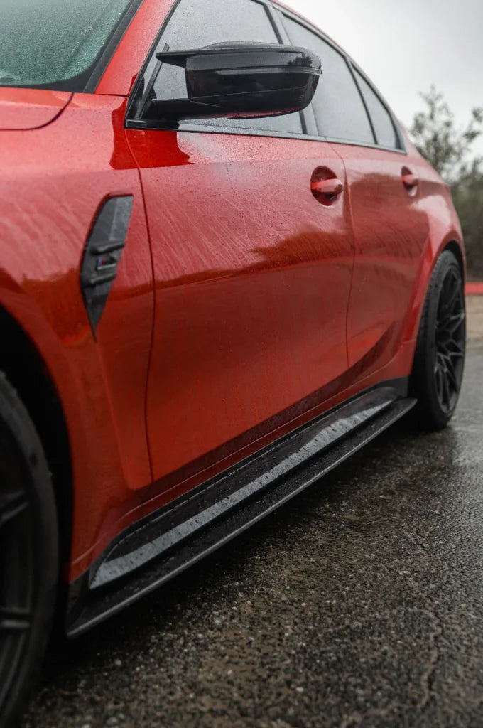 KP BMW M4 Pre Preg Carbon Fibre Side Skirt Extension (G82/G83)