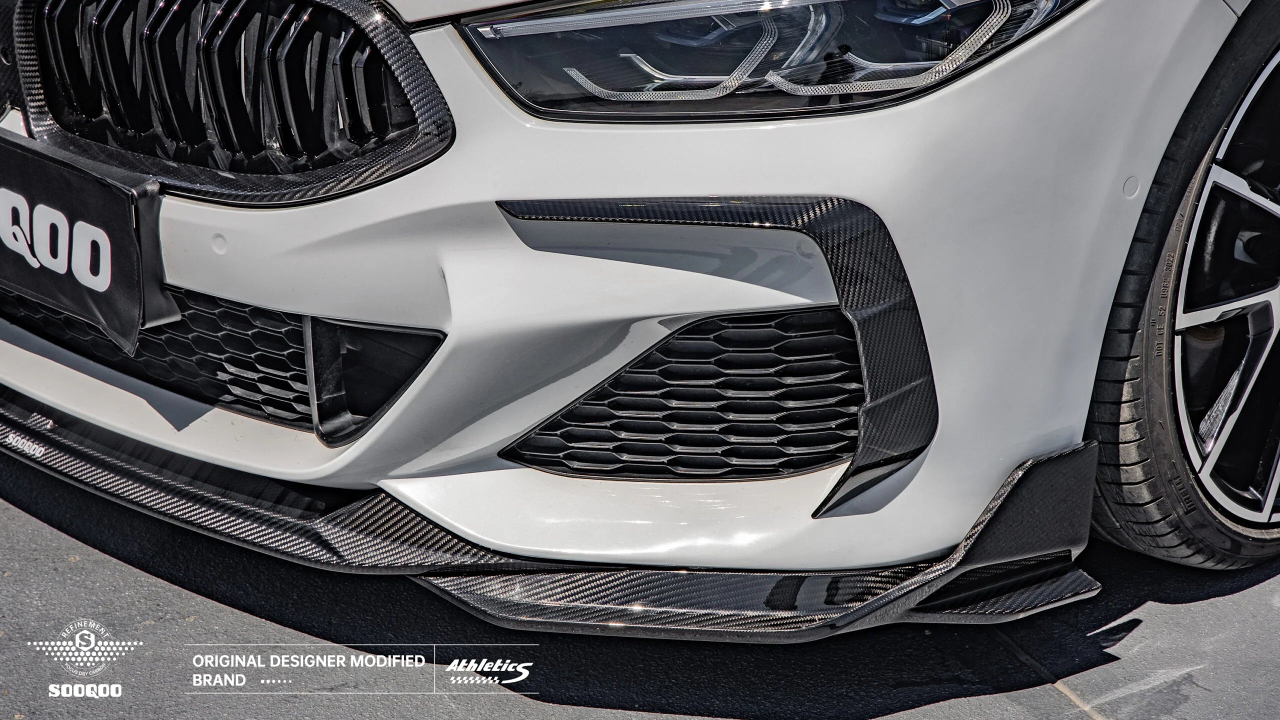 SOOQOO BMW 8 Series Front Canards (G14/G15/G16)