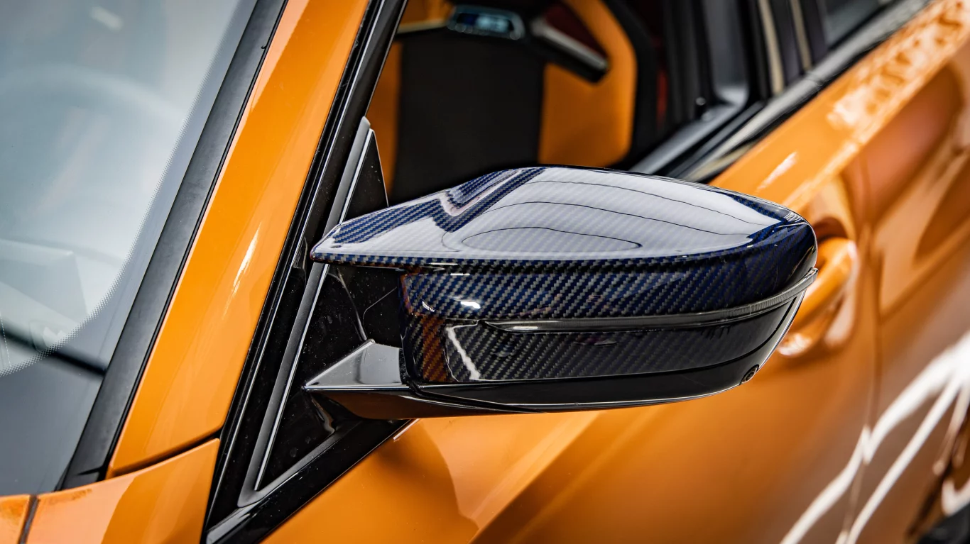 KP BMW M2 G87 Pre Preg Carbon Fibre Mirror Caps LHD