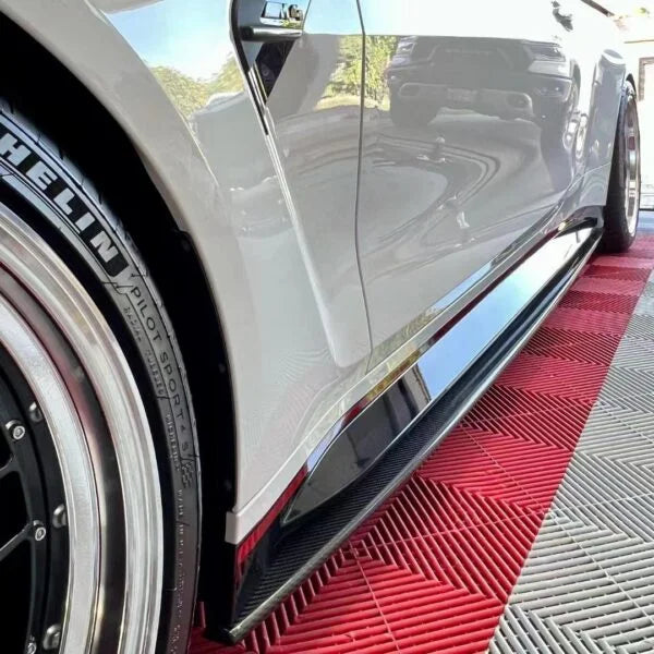 KP BMW M4 Pre Preg Carbon Fibre Side Skirt Extension (G82/G83)