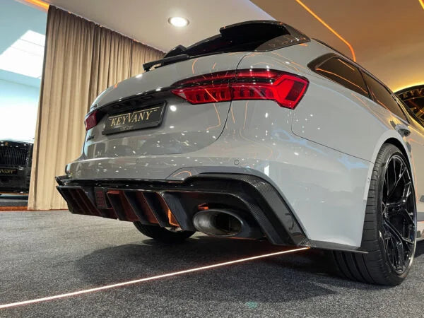 KEYVANY Audi RS6 Rear Diffuser F1 LED Light (C8)