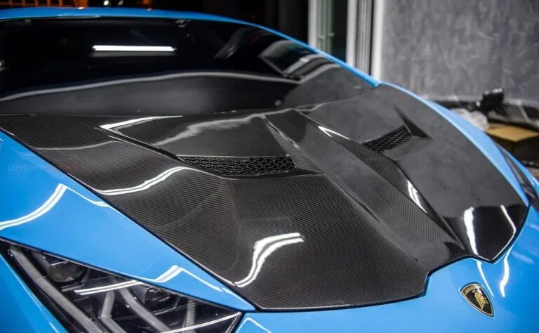 KP Lamborghini Huracan Pre Preg Carbon Fibre V Style Front Hood/Bonnet