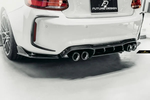 BMW M2 & M2C KP Rear Bumper Canards (F87)