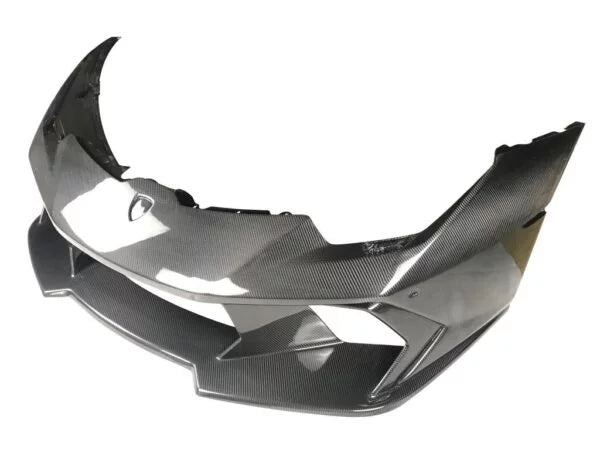 KP Lamborghini Huracan Pre Preg Carbon Fibre V Style Front Bumper