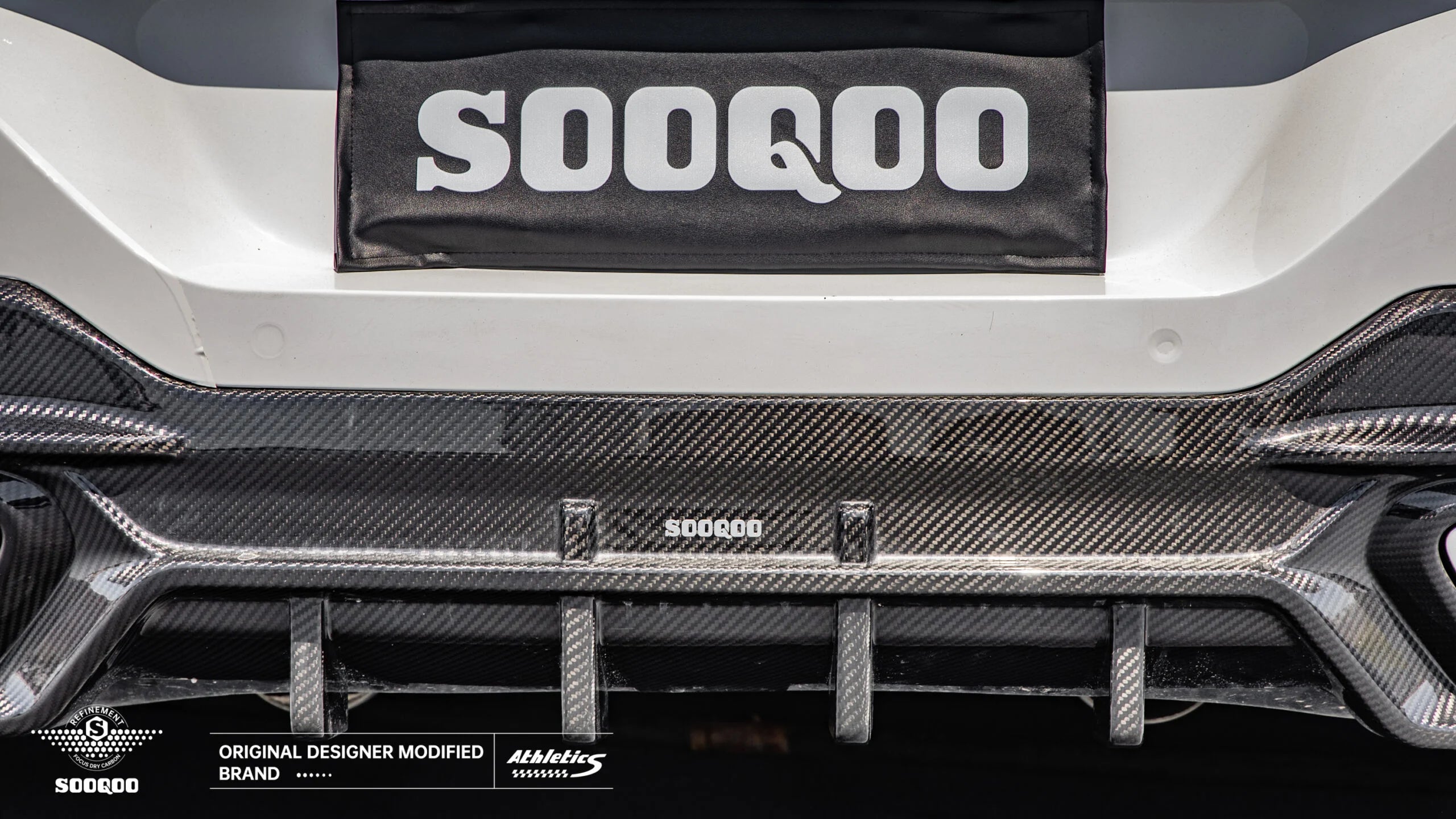 SOOQOO BMW 8 Series Rear Diffuser (G16)