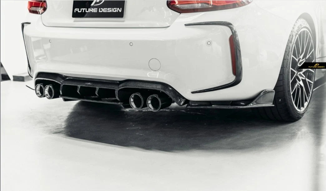 BMW M2 & M2C KP Rear Bumper Canards (F87)