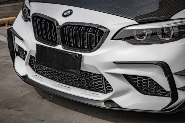 KP BMW M2 F87 Pre Preg Carbon Fibre Mirror Caps LHD
