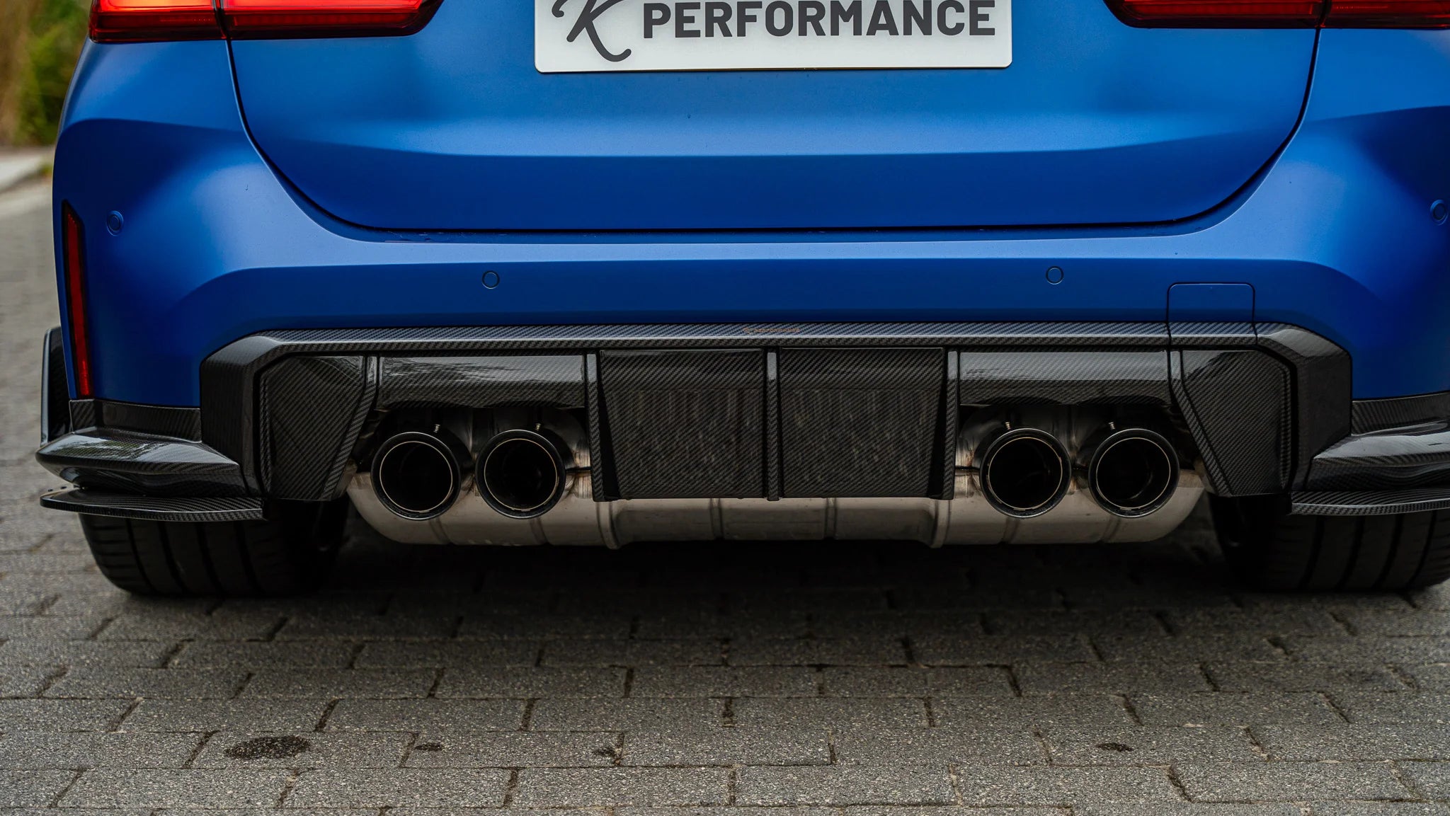 KP BMW M3/M4 Pre Preg Carbon Fibre OEM Style Diffuser Outline Trim (G80/G81/G82/G83)