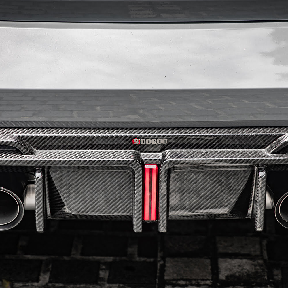SOOQOO BMW M3/M4 Rear Diffuser with F1 Lights (G80/G81/G82/G83)