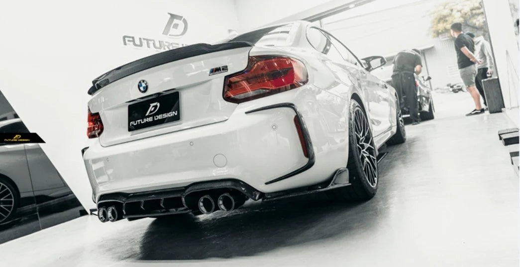 BMW M2 & M2C KP Rear Bumper Canards (F87)