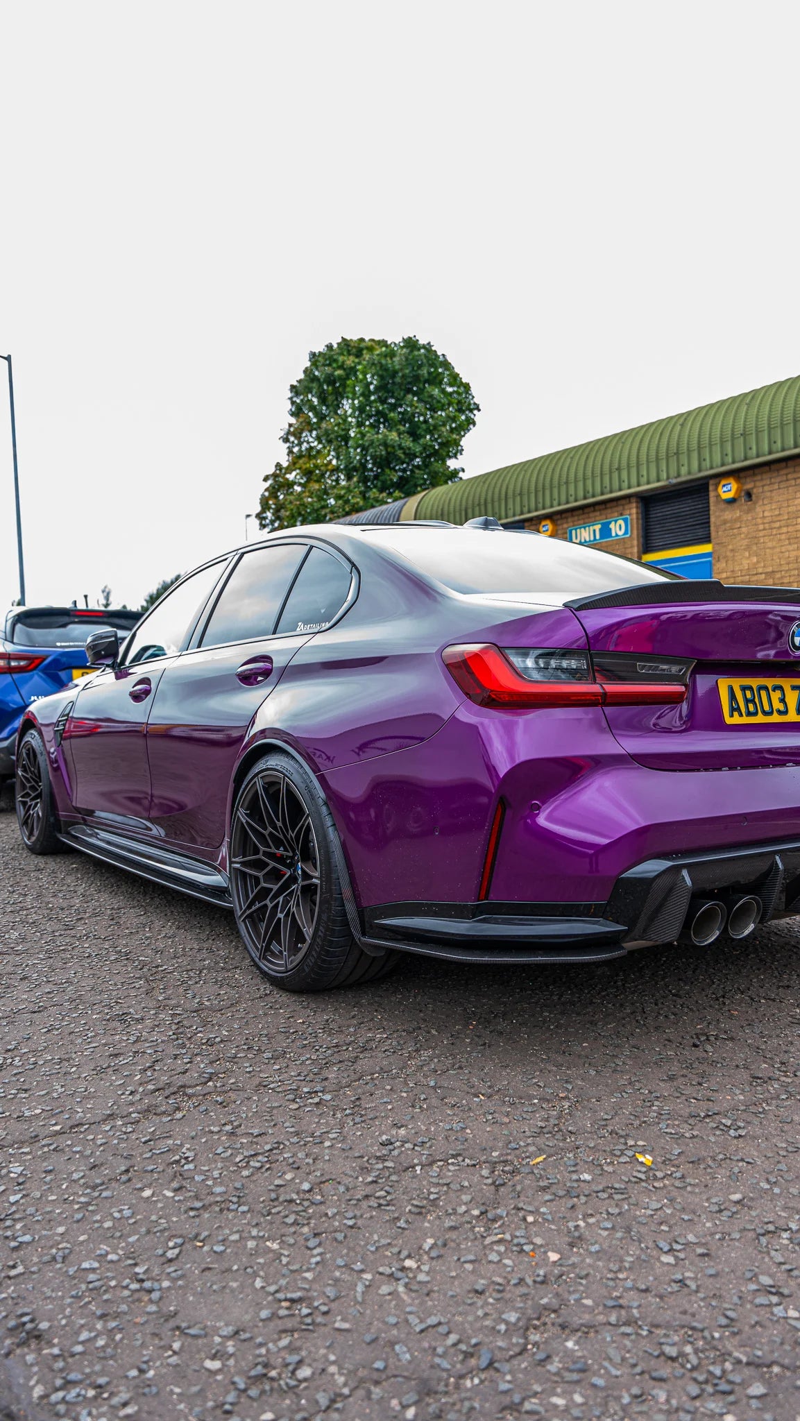 KP BMW M3 Pre Preg Carbon Fibre Rear Corner Splitter Extensions (G80/G81)