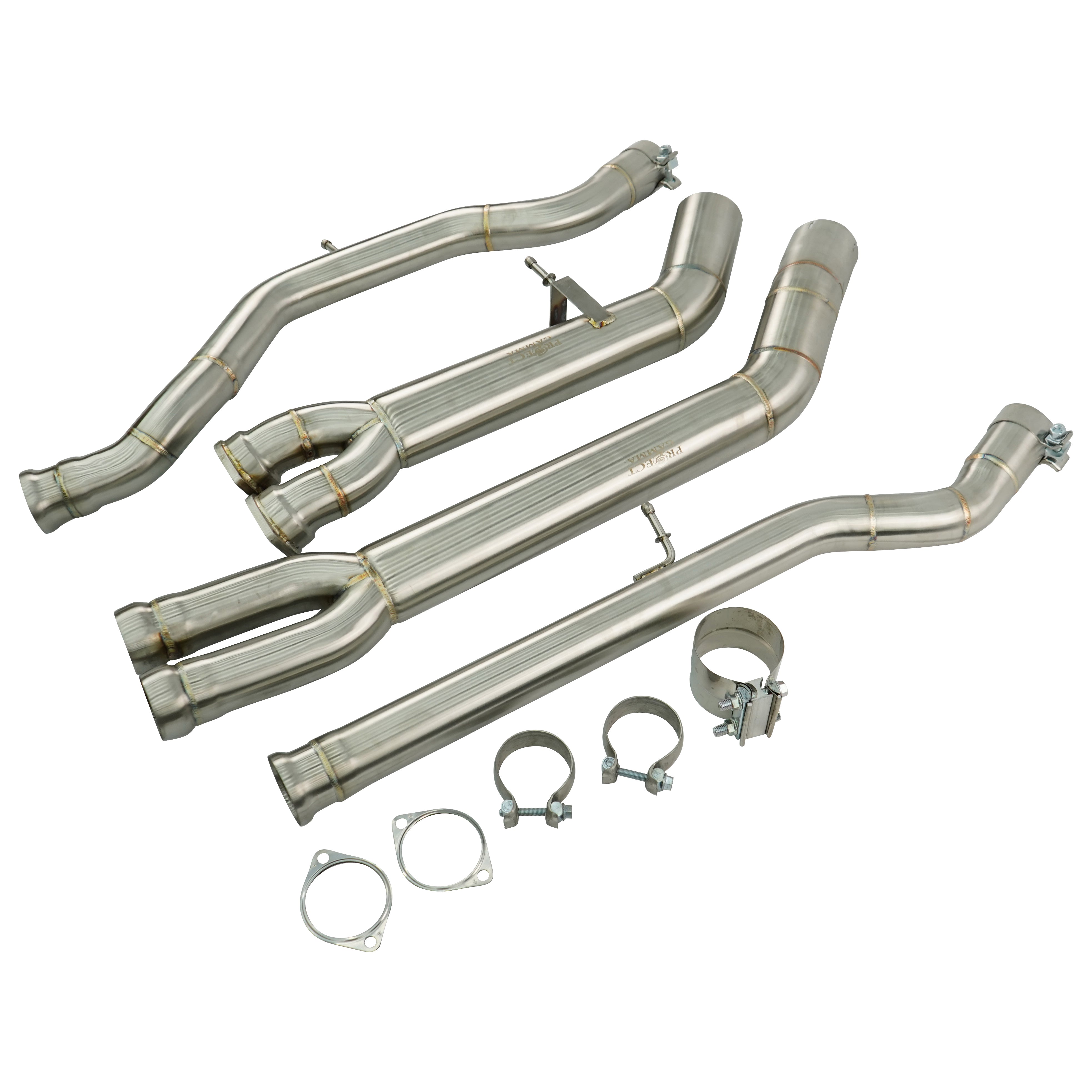 PROJECT GAMMA - BMW M3 | M4 (F80/F82/F83) STAINLESS STEEL MID-PIPES