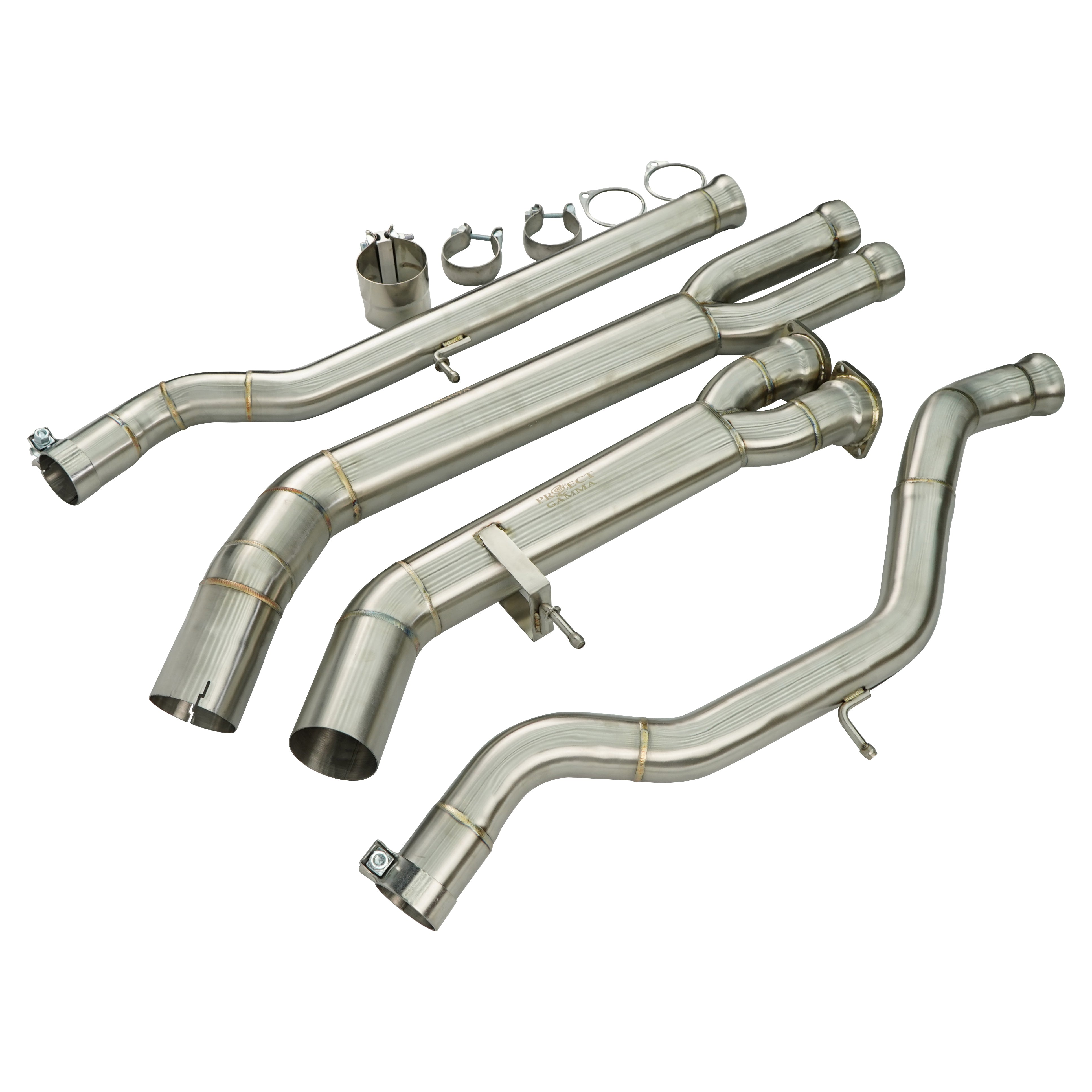 PROJECT GAMMA - BMW M3 | M4 (F80/F82/F83) STAINLESS STEEL MID-PIPES
