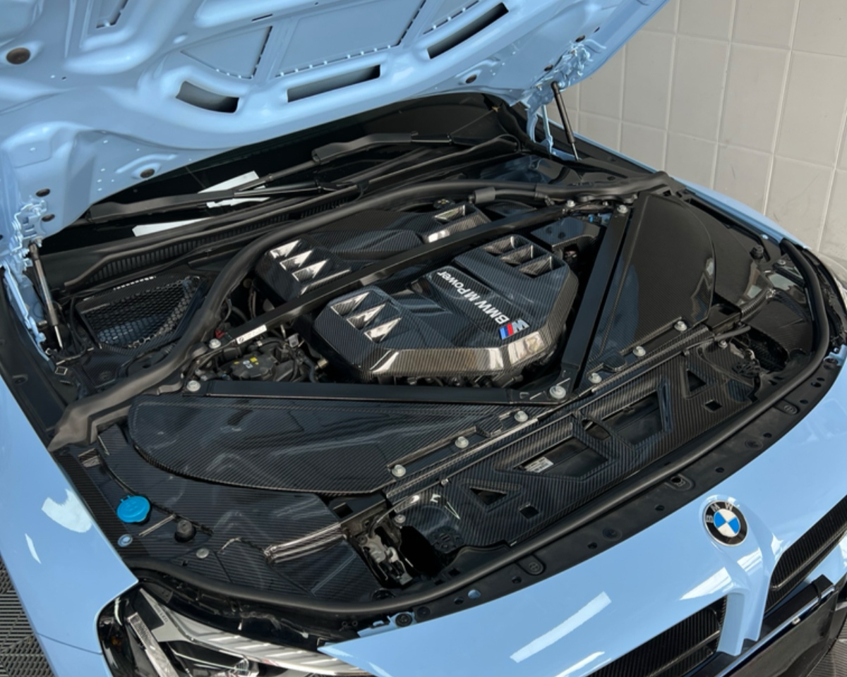 KP BMW M2/M3/M4 PRE PREG DRY CARBON FIBRE ENGINE BAY COVER SET (G80/G81/G82/G83/G87)