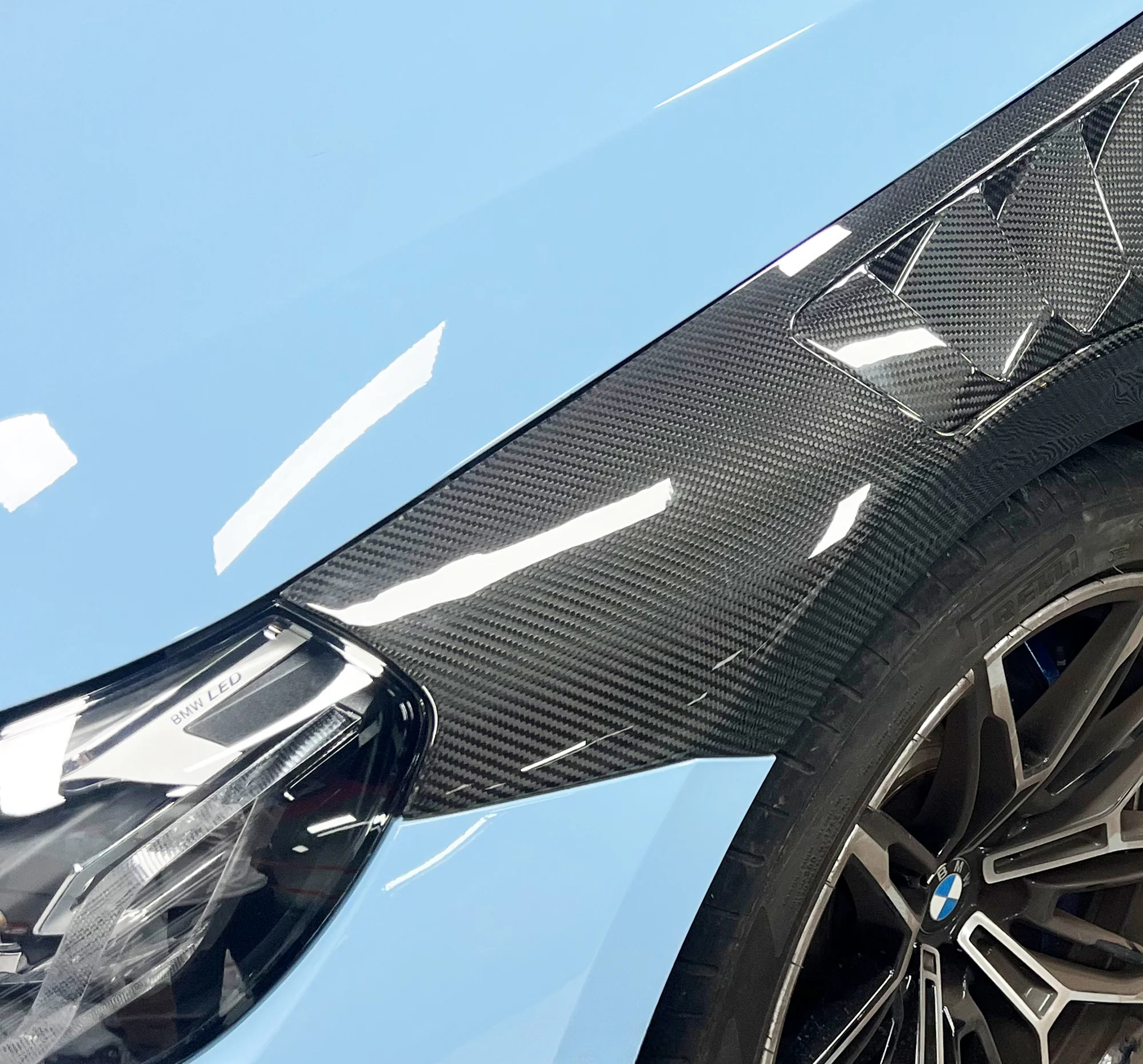 KP BMW M2 G87 PRE PREG DRY CARBON FIBRE FENDERS