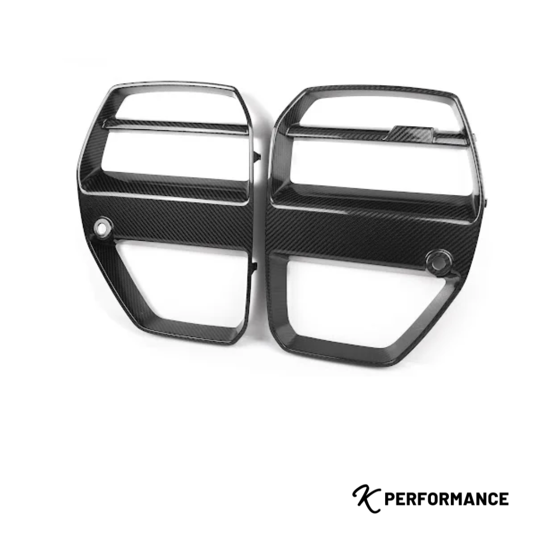 KP BMW M3/M4 Pre Preg Carbon Fibre V Style Front Grille (G80/G81/G82/G83)