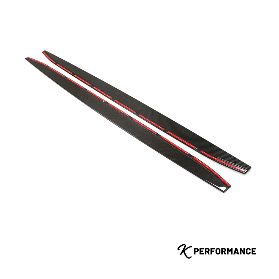 KP BMW M4 Pre Preg Carbon Fibre Side Skirt Extension (G82/G83)