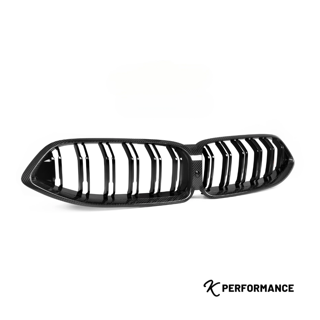 KP BMW 8 Series Pre Preg Carbon Fibre Front Kidney Grille (G14/G15/G16)