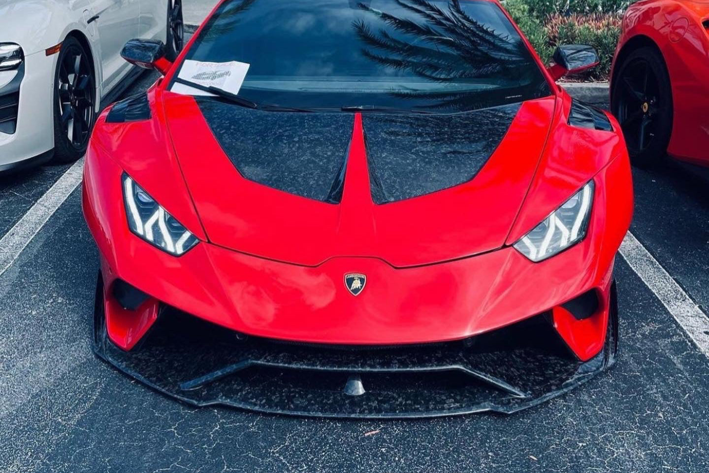 1016 INDUSTRIES LAMBORGHINI HURACAN LP610 Carbon Fibre Front Bumper & Lip