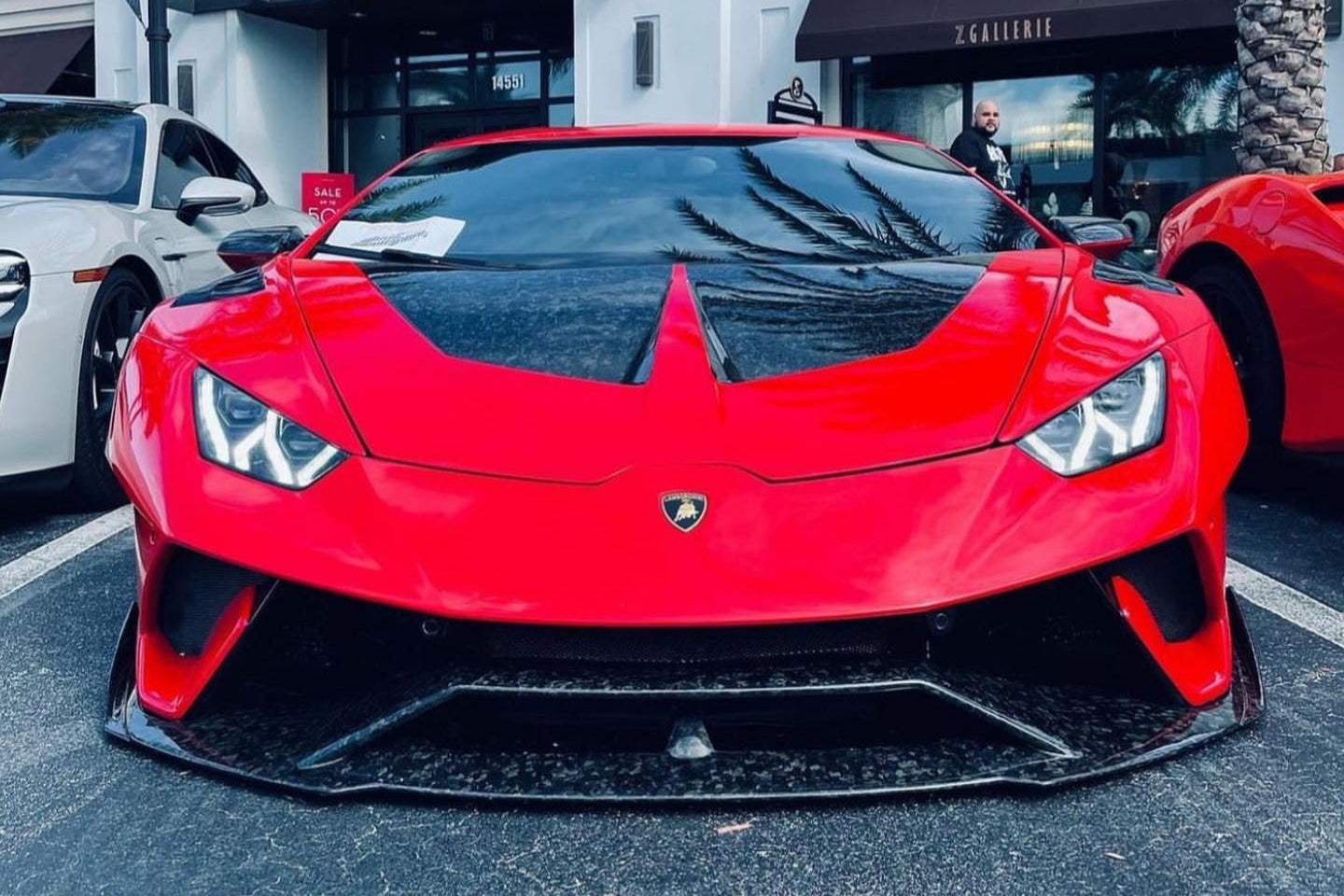 1016 INDUSTRIES LAMBORGHINI HURACAN LP610 Carbon Fibre Front Bumper & Lip