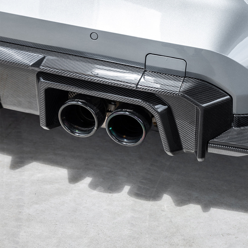 SOOQOO BMW M3/M4 V2 Rear Diffuser + Rear Splitters (G80/G81/G82/G83)