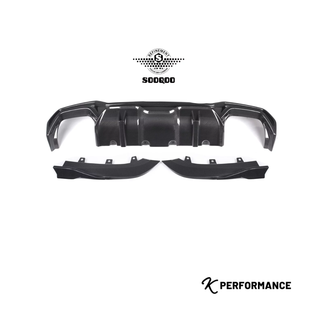 SOOQOO BMW 4 Series G22 Rear Diffuser