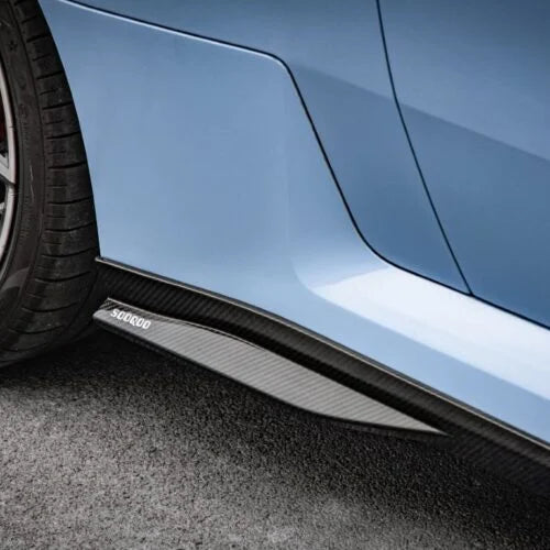 SOOQOO BMW M2 G87 Pre Preg Carbon Fibre Side Skirts