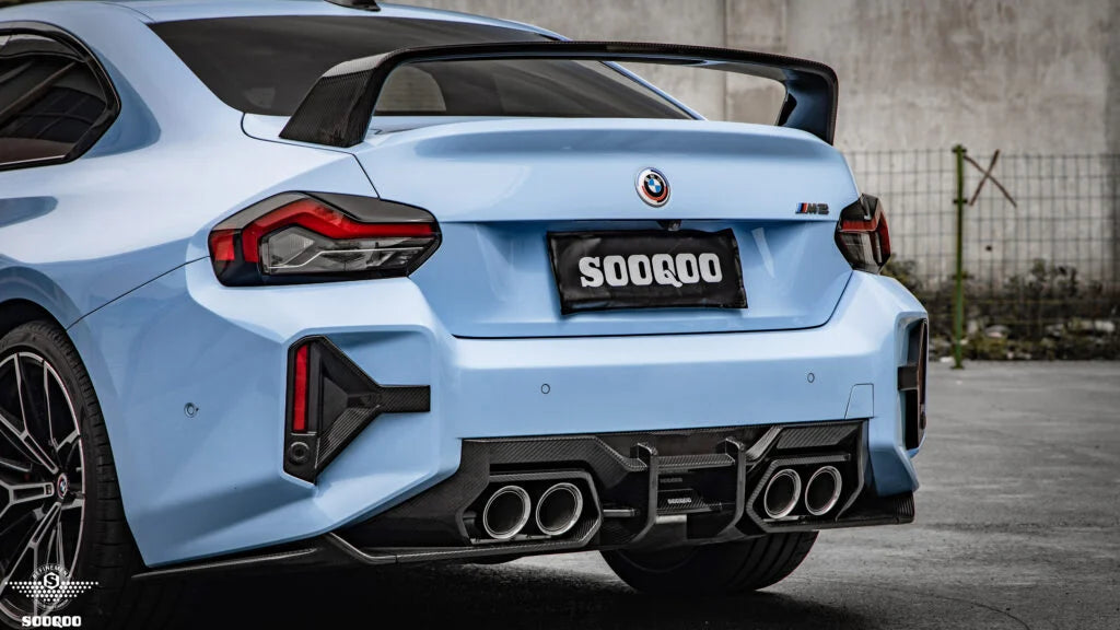 SOOQOO BMW M2 Pre Preg Carbon Fibre Rear Diffuser (G87)