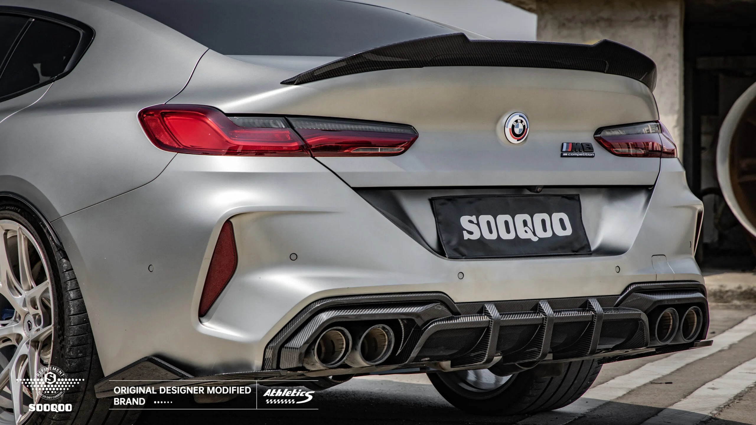 KP BMW M8/8 Series Pre Preg Carbon Fibre PSM Style Spoiler (F91/G14)