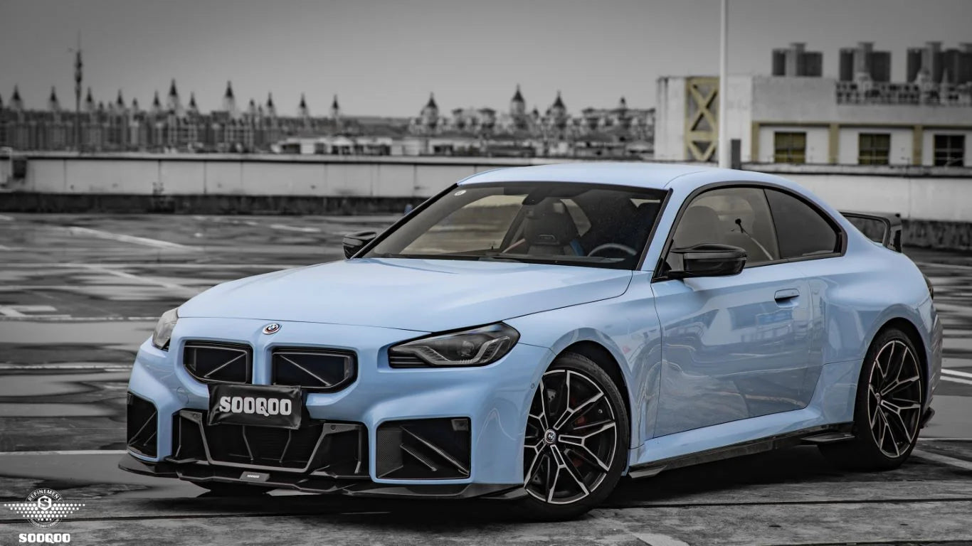 SOOQOO BMW M2 G87 Pre Preg Carbon Fibre Front Lip B