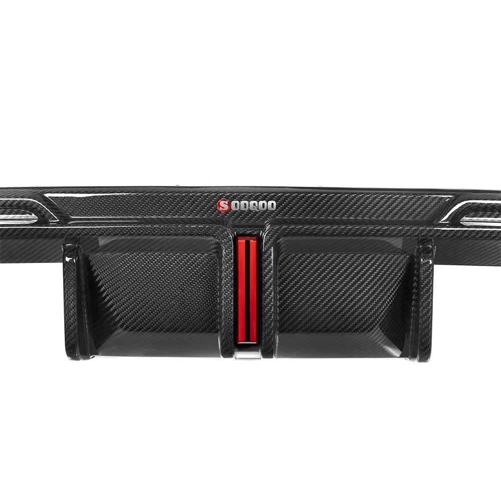 SOOQOO BMW M3/M4 Rear Diffuser with F1 Lights (G80/G81/G82/G83)