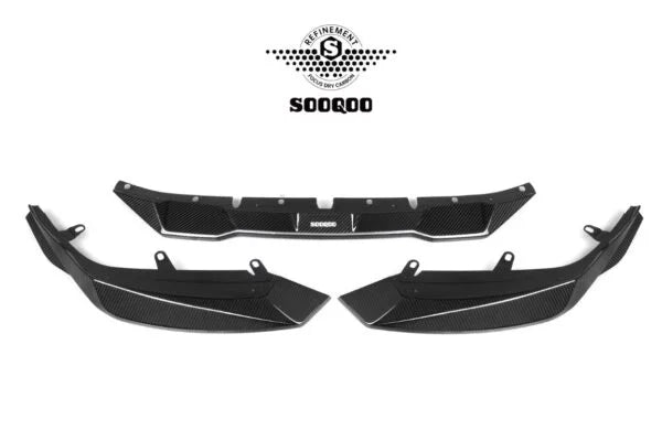 SOOQOO BMW M2 G87 Pre Preg Carbon Fibre Front Lip B