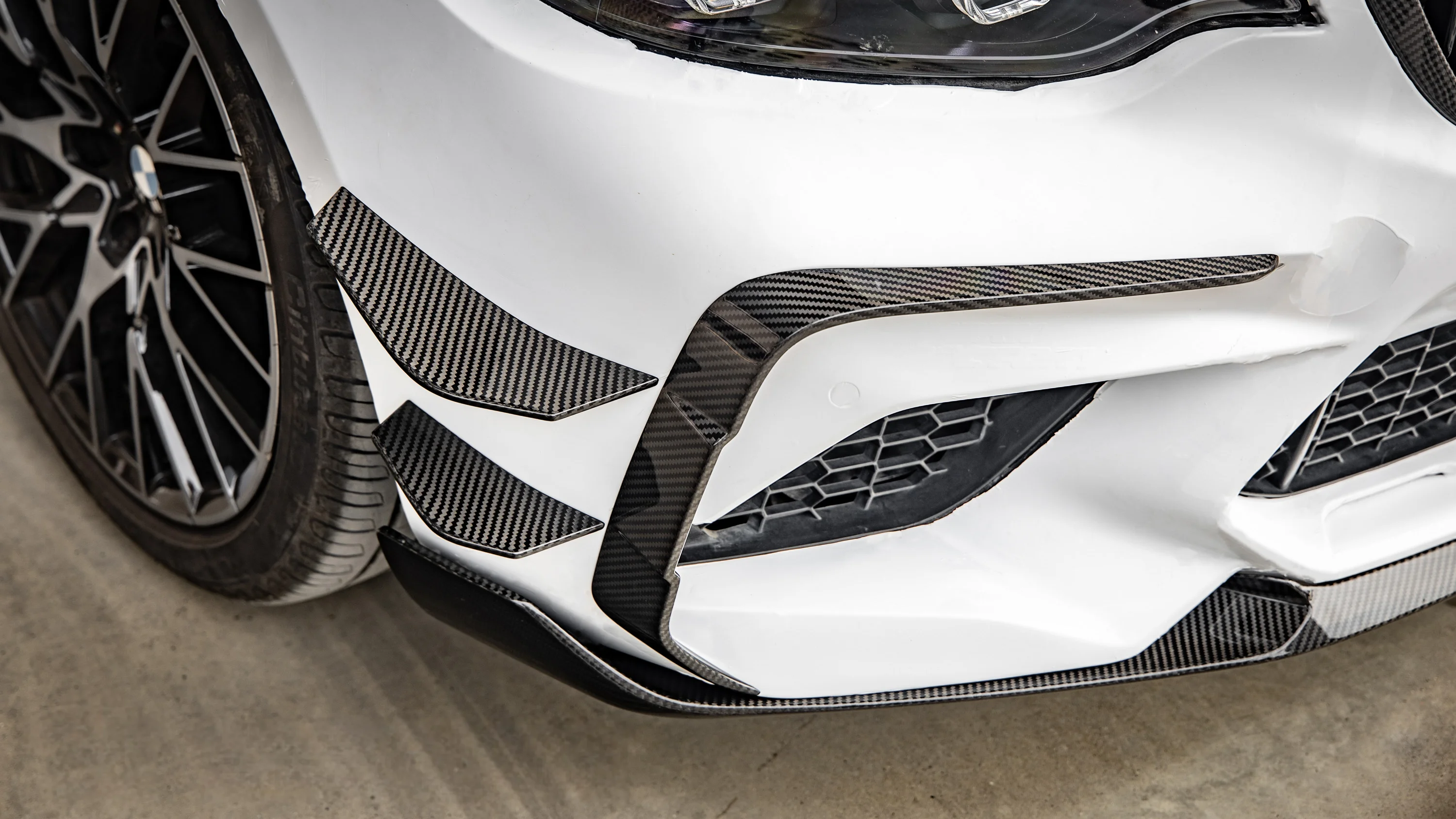 KP BMW M2C F87 Pre Preg Carbon Fibre Front Canards