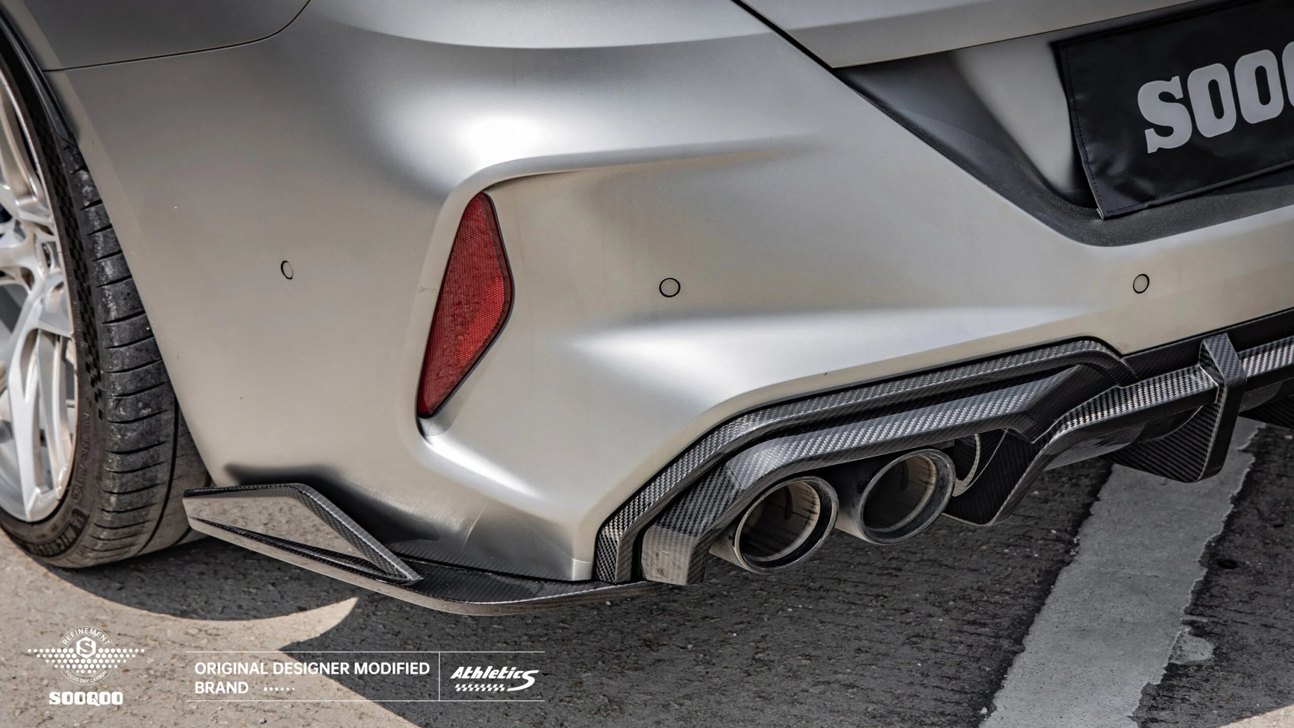 SOOQOO BMW M8 Rear Diffuser (F91/F92)