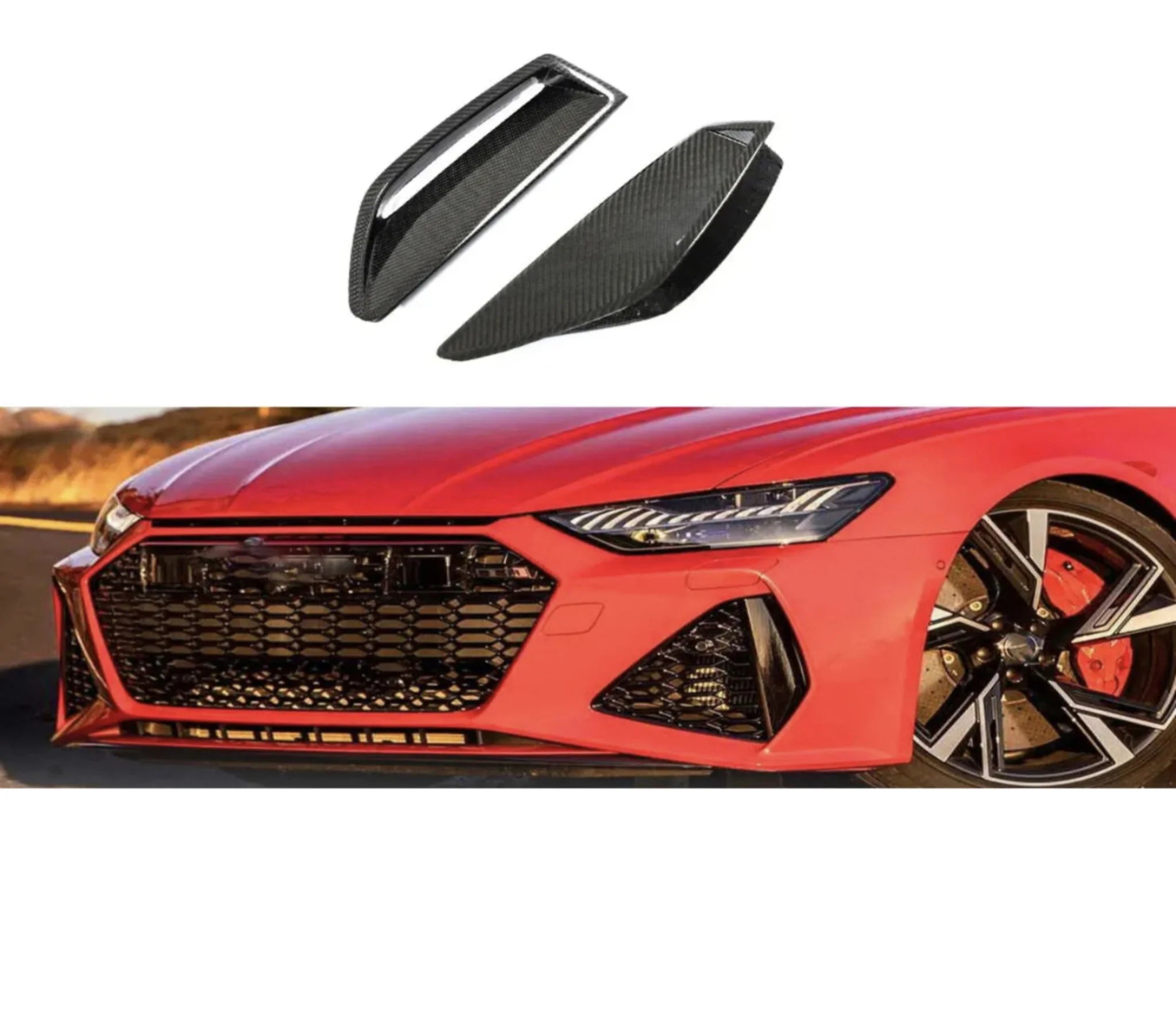 AUDI RS6 KP Front Bumper Vent Trim (C8)