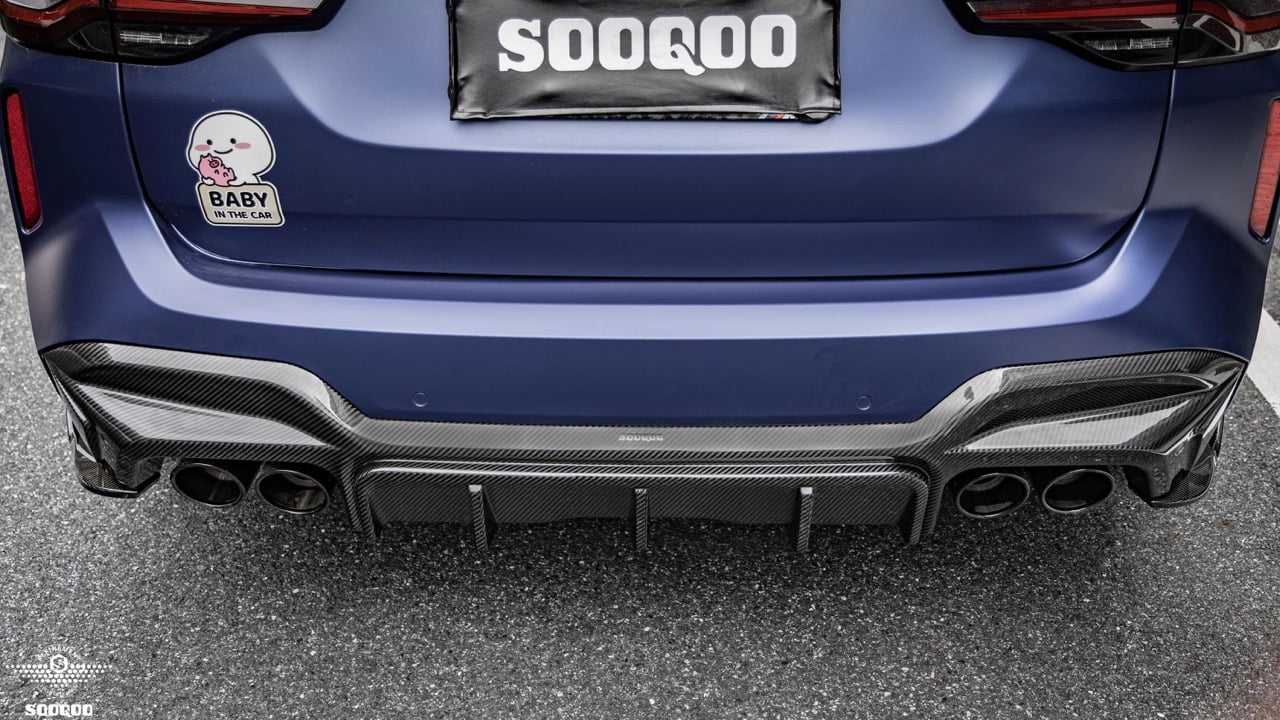 SOOQOO BMW X3M/X4M F97/F98 SQ Rear Diffuser