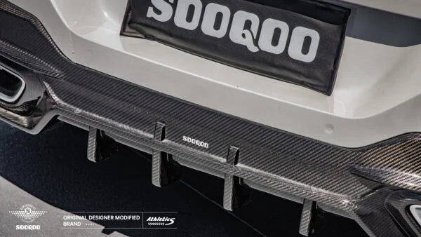 SOOQOO BMW 8 Series Pre Preg Carbon Fibre Rear Diffuser (G16)