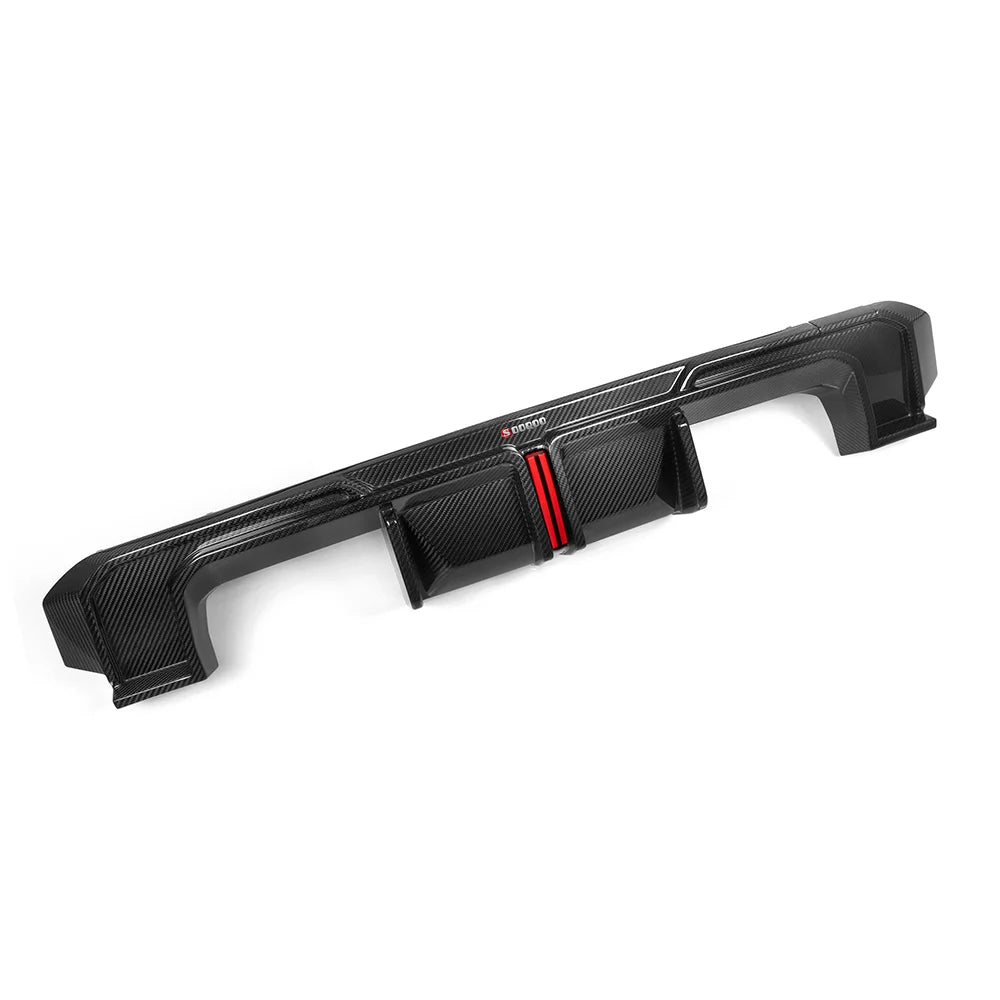 SOOQOO BMW M3/M4 Rear Diffuser with F1 Lights (G80/G81/G82/G83)