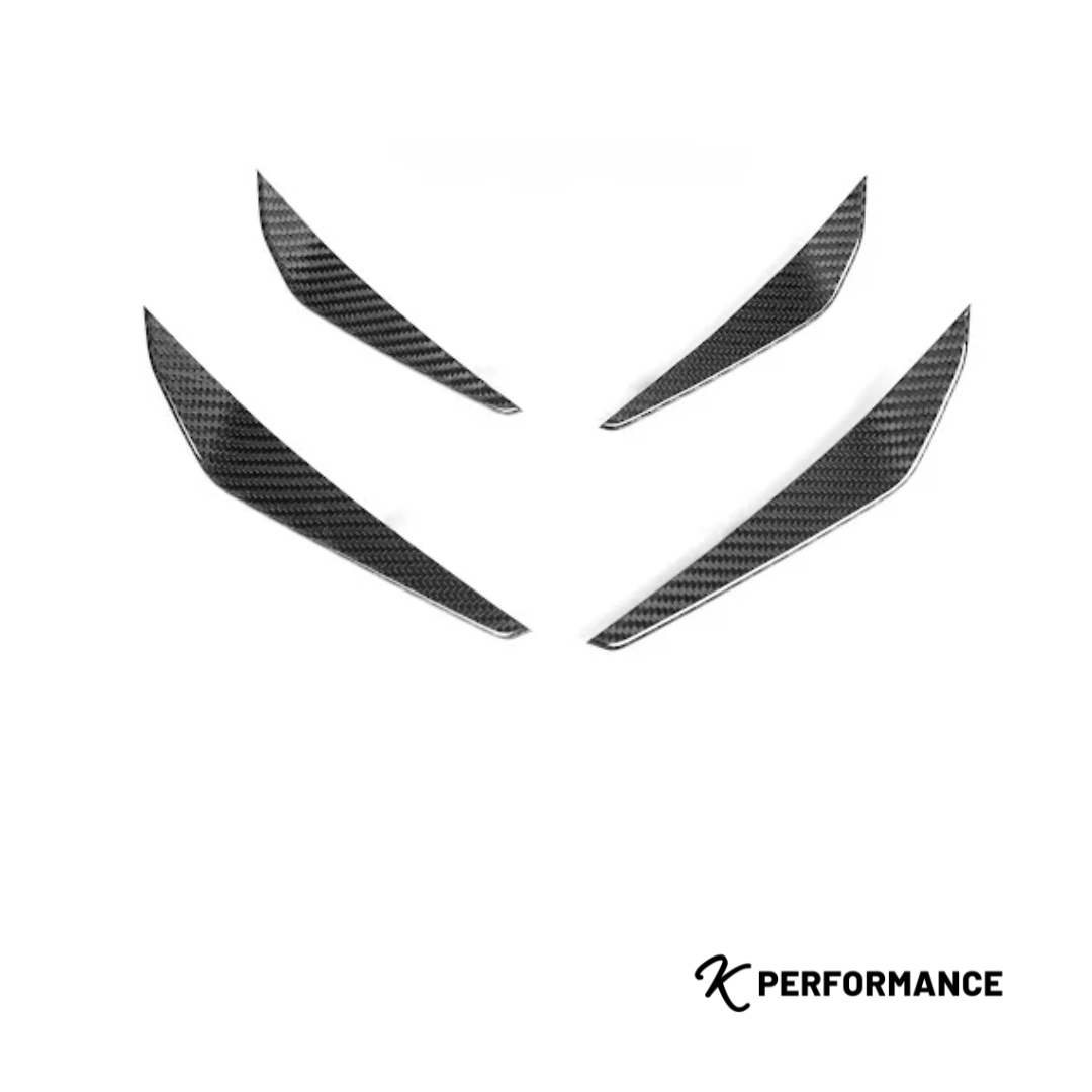 KP BMW M3/M4 Pre Preg Carbon Fibre Performance Style Front Canards (G80/G81/G82/G83)