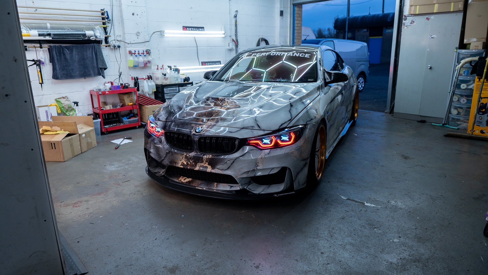KP BMW M3/M4 Custom Design RGB X-Eyes iKon Headlights (F80/82/83)