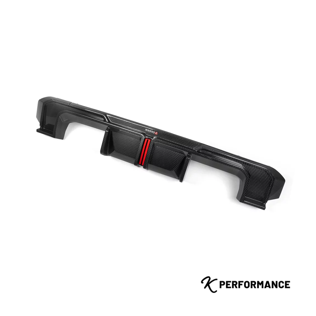 SOOQOO BMW M3/M4 Rear Diffuser with F1 Lights (G80/G81/G82/G83)