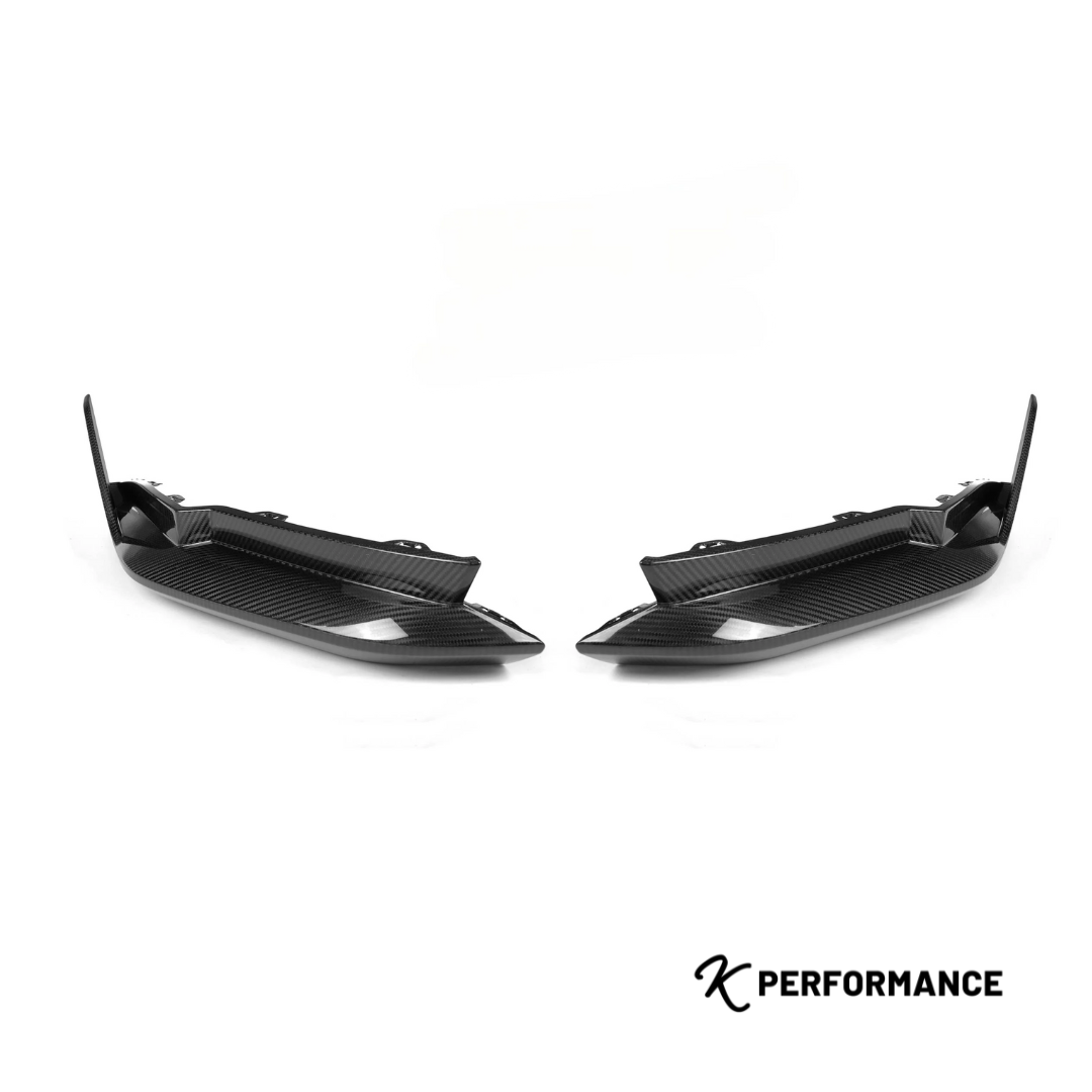 KP BMW M3/M4 Pre Preg Carbon Fibre Performance Rear Splitter Winglets (G80/G81/G82/G83)