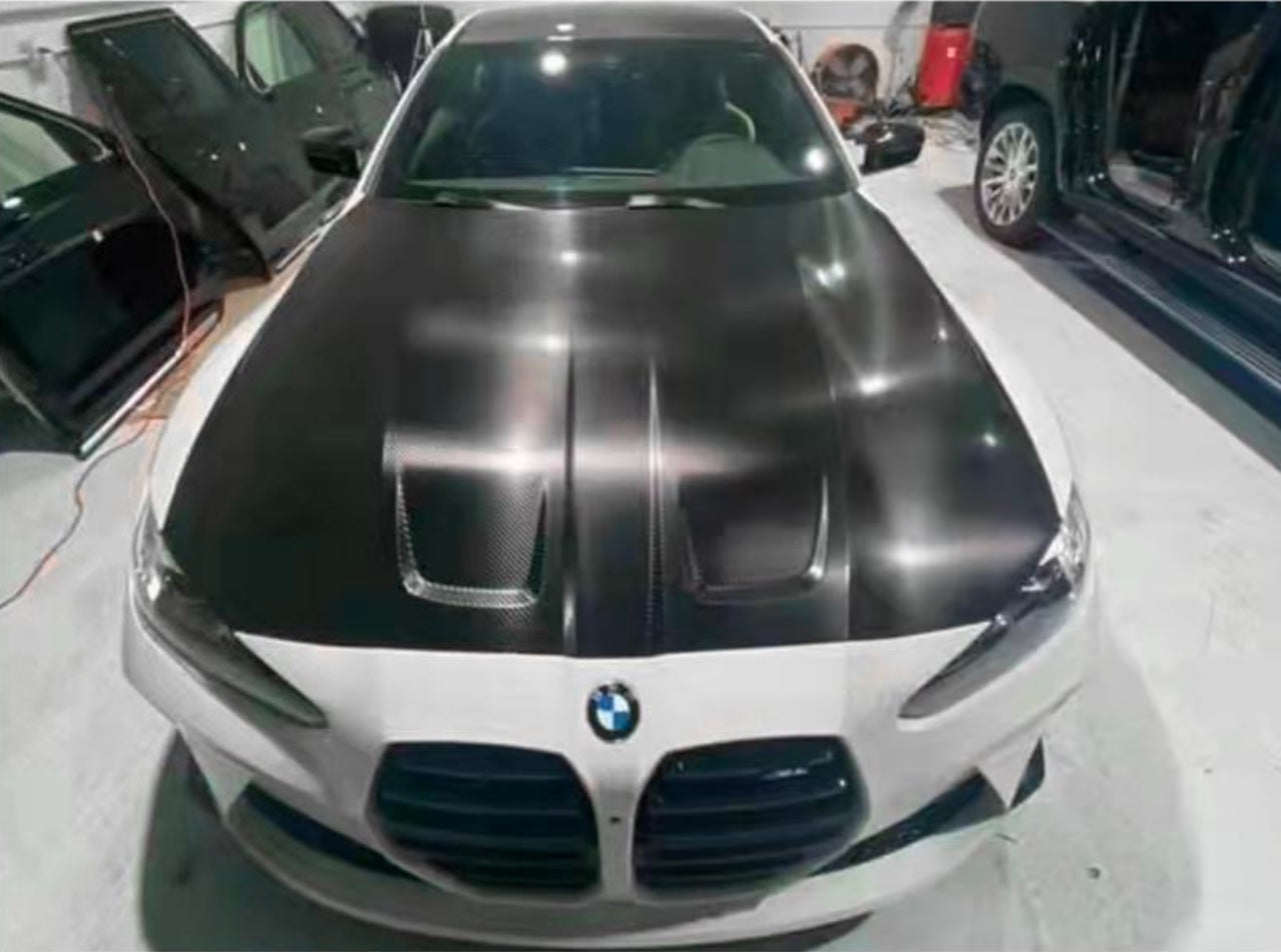 KP BMW M3/M4 PRE PREG DRY CARBON FIBRE OEM STYLE HOOD/BONNET (G80/G81/G82/G83)